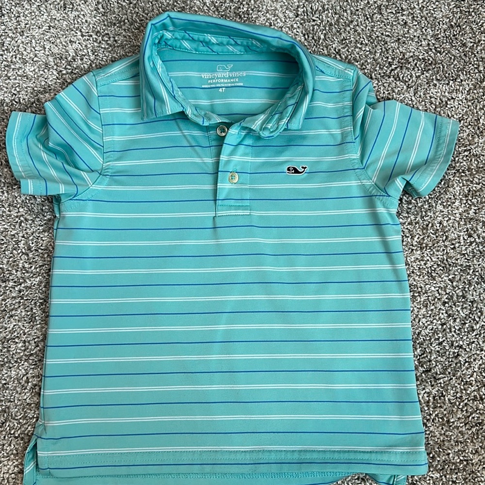 Boys 4T vineyard vine performance polo